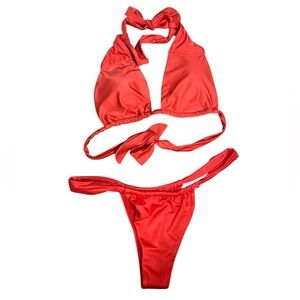 Victoria's Secret Vibrant Bikini Set - Bottom XXL NWT Top Size L NWOT